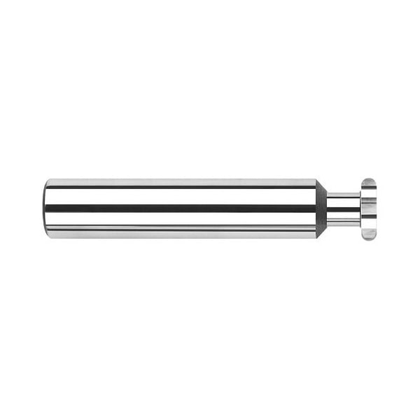 3/8 in. dia. x 1/32 Radius x 3/16 Neck Carbide Full Radius Deep Keyseat Cutter, 6 Flutes